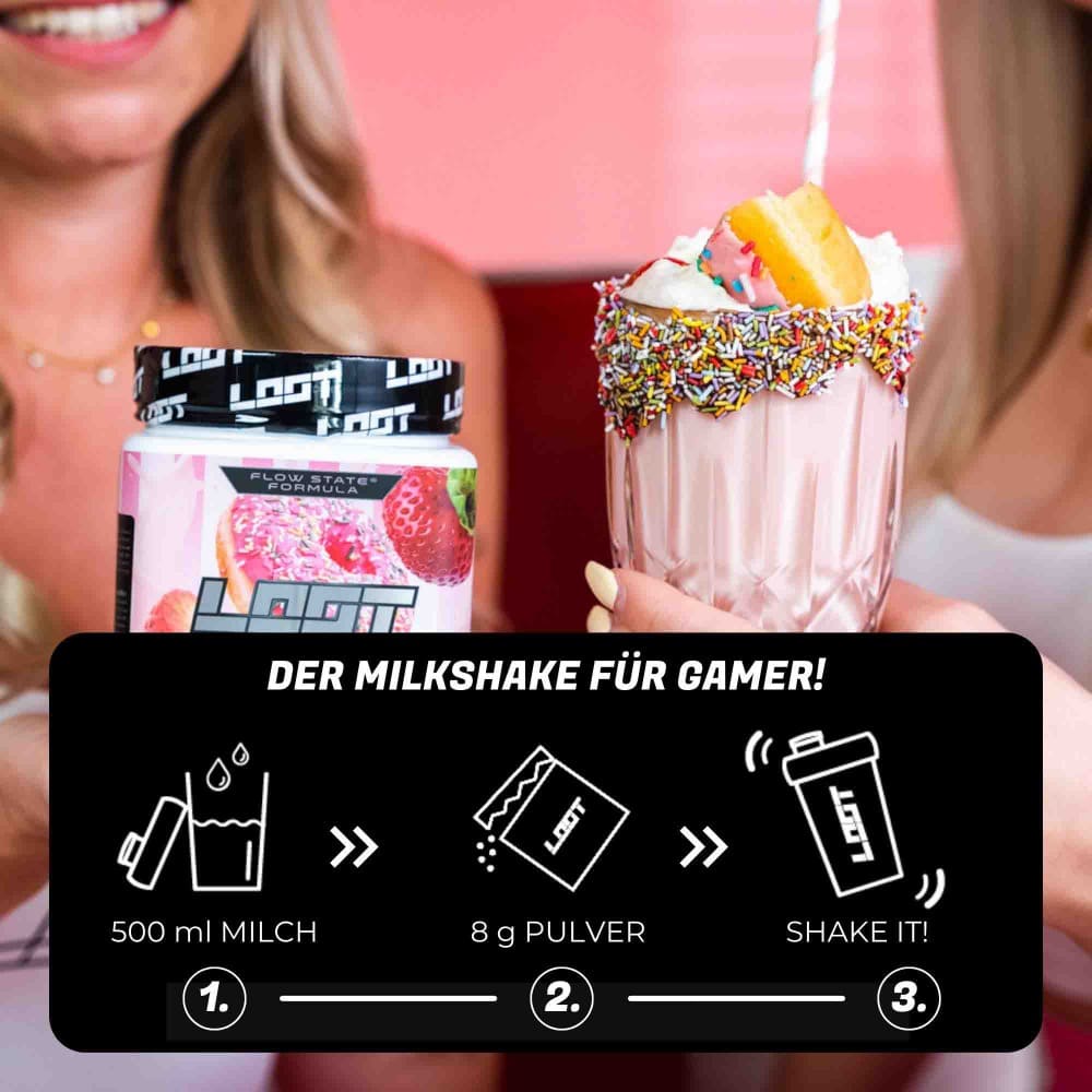 gaming booster milkshake starter pack dosierung