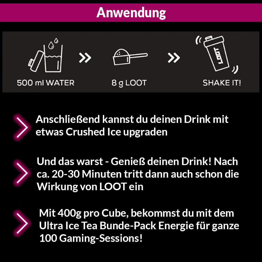 loot gaming booster dosierung